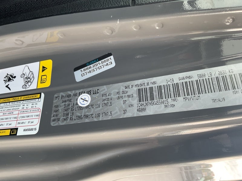 2019 Jeep Wrangler Unlimited Rubicon