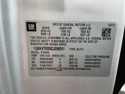 2012 GMC Acadia Denali