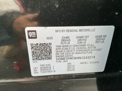 2022 Chevrolet Traverse LT Leather