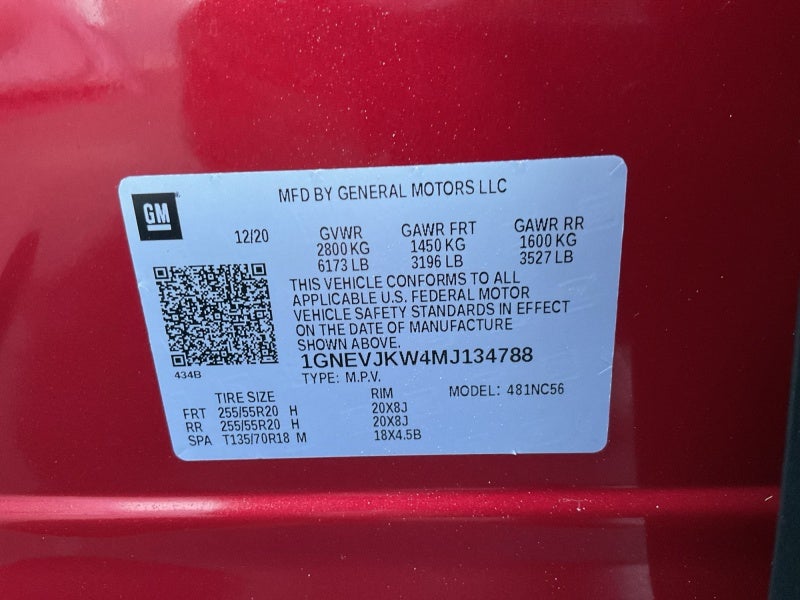 2021 Chevrolet Traverse RS