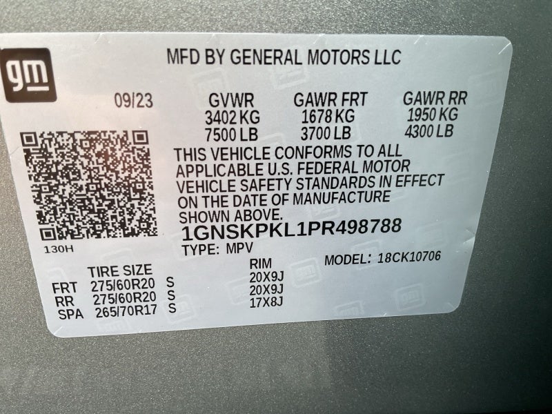 2023 Chevrolet Tahoe Z71