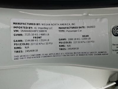 2023 Nissan Maxima SL