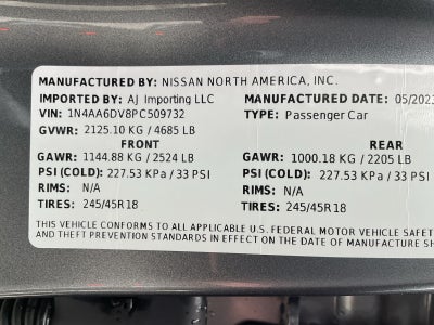 2023 Nissan Maxima SL