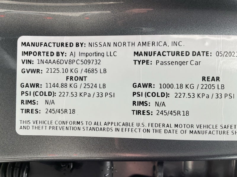 2023 Nissan Maxima SL