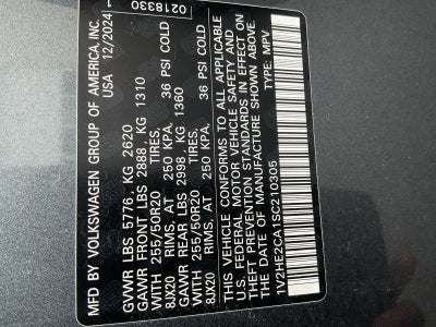 2025 Volkswagen Atlas Cross Sport 2.0T SE w/Technology