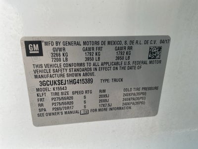 2017 Chevrolet Silverado 1500 LTZ