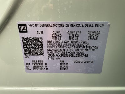 2025 Chevrolet Equinox AWD LT