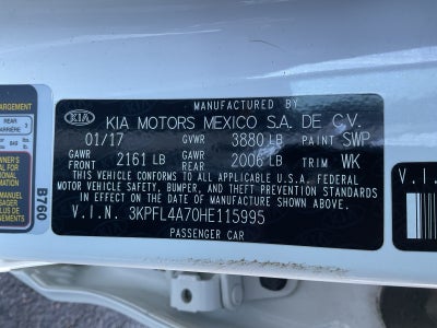2017 Kia Forte LX