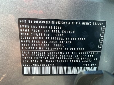 2025 Volkswagen Taos SE