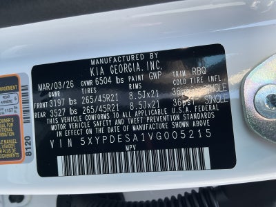 2027 Kia Telluride Hybrid X-Line SX