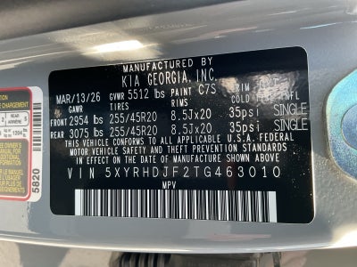 2026 Kia Sorento EX