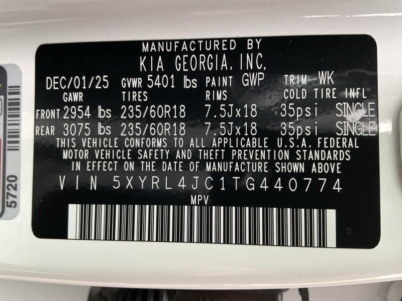 2026 Kia Sorento S