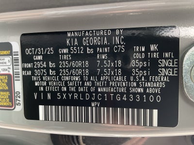 2026 Kia Sorento S