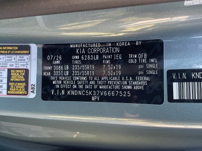 2027 Kia Carnival EX
