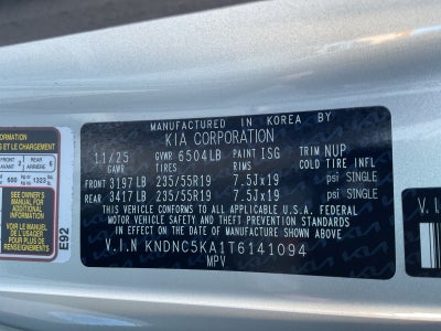 2026 Kia Carnival Hybrid EX