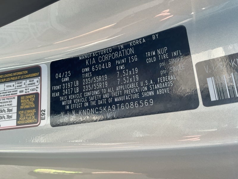 2026 Kia Carnival Hybrid EX