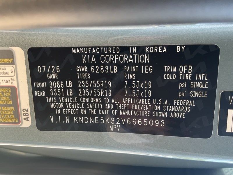 2027 Kia Carnival SX
