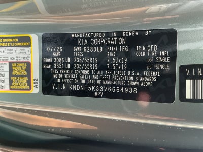 2027 Kia Carnival SX Prestige
