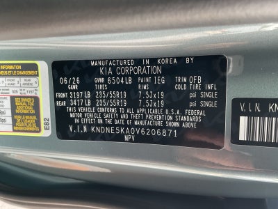2027 Kia Carnival Hybrid SX