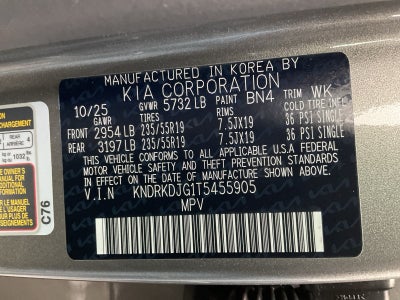 2026 Kia Sorento Hybrid X-Line SX Prestige