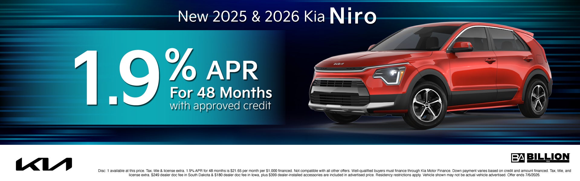 NEW 2025 & 2026 KIA NIRO
