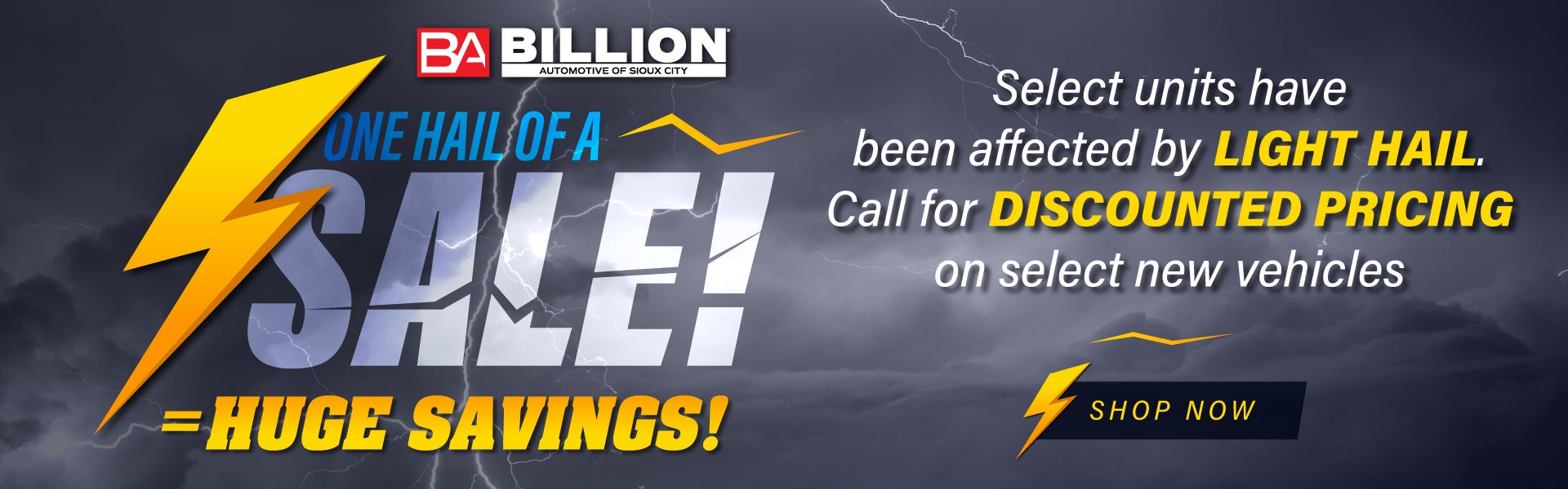 HAIL SALE