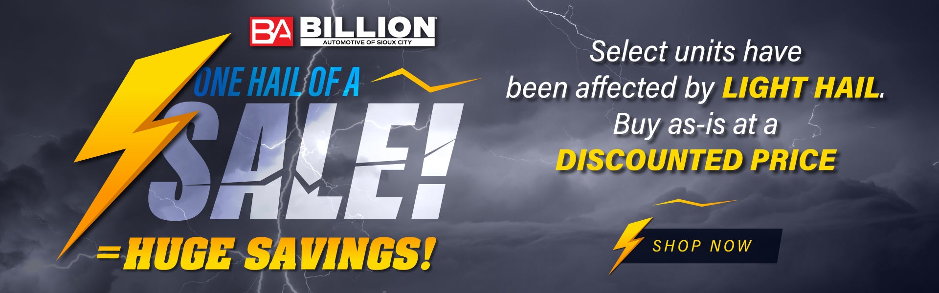 HAIL SALE