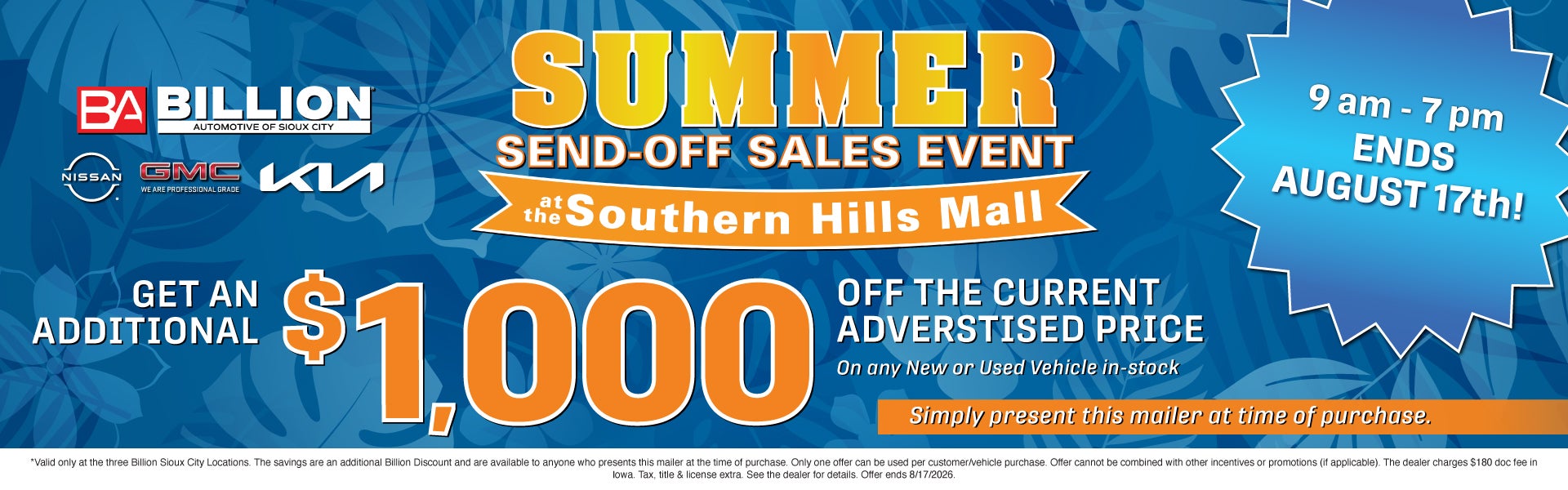 SALES EVENT
