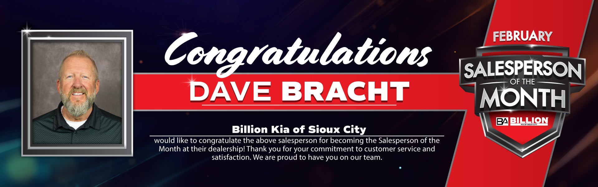 SALESPERSON OF THE MONTH